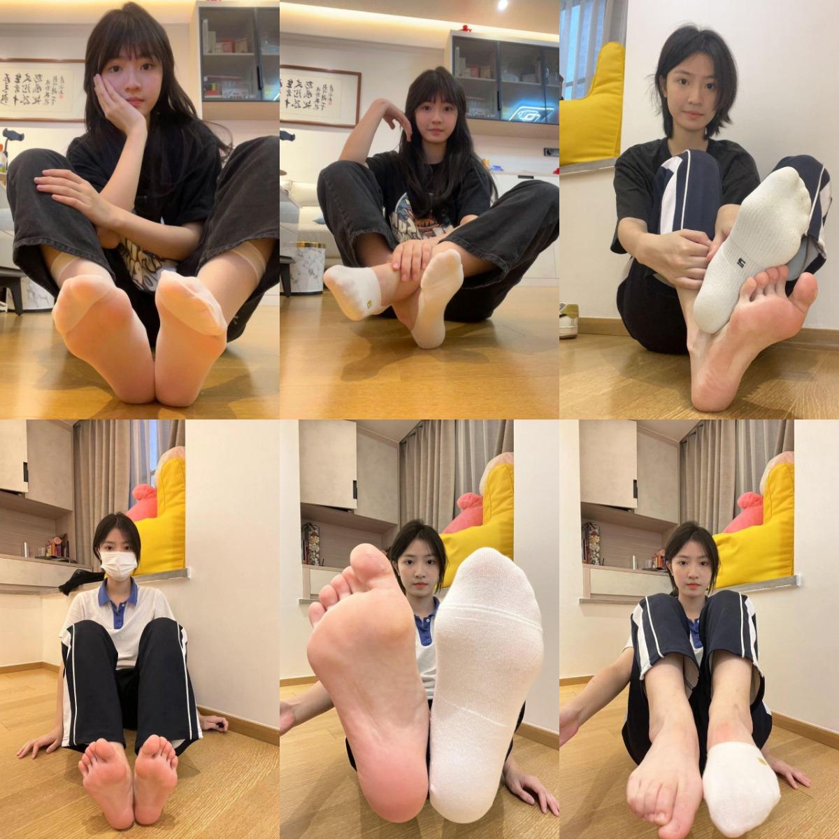 图片[11]-【JET原创】价值399元原创套路素人妹子脚脸同框展示足底[33个合集]-尤妹社