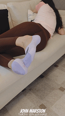 图片[18]-顶级骚脚足控福利Coser少女JohnMarston的原味丝袜船袜[306V126G]-尤妹社