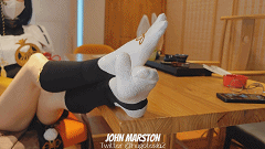 图片[15]-顶级骚脚足控福利Coser少女JohnMarston的原味丝袜船袜[306V126G]-尤妹社