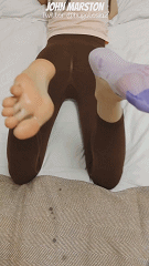 图片[3]-顶级骚脚足控福利Coser少女JohnMarston的原味丝袜船袜[111V]-尤妹社