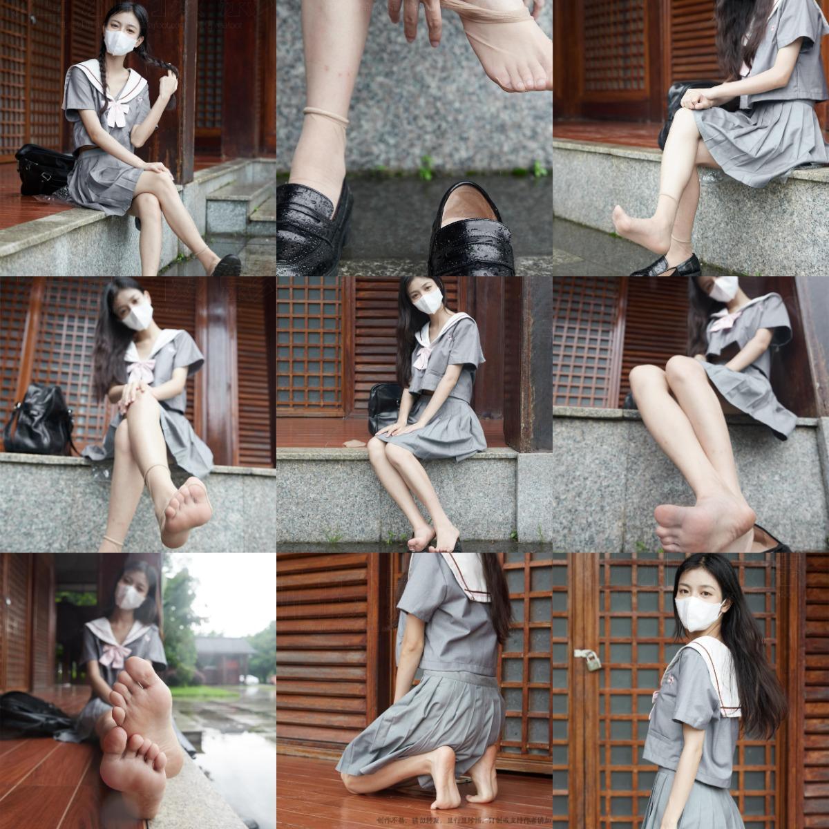 图片[11]-【见新摄影】 模特都是高颜值嫩妹，脚丫粉嫩每期带拍摄花絮[58期]-尤妹社