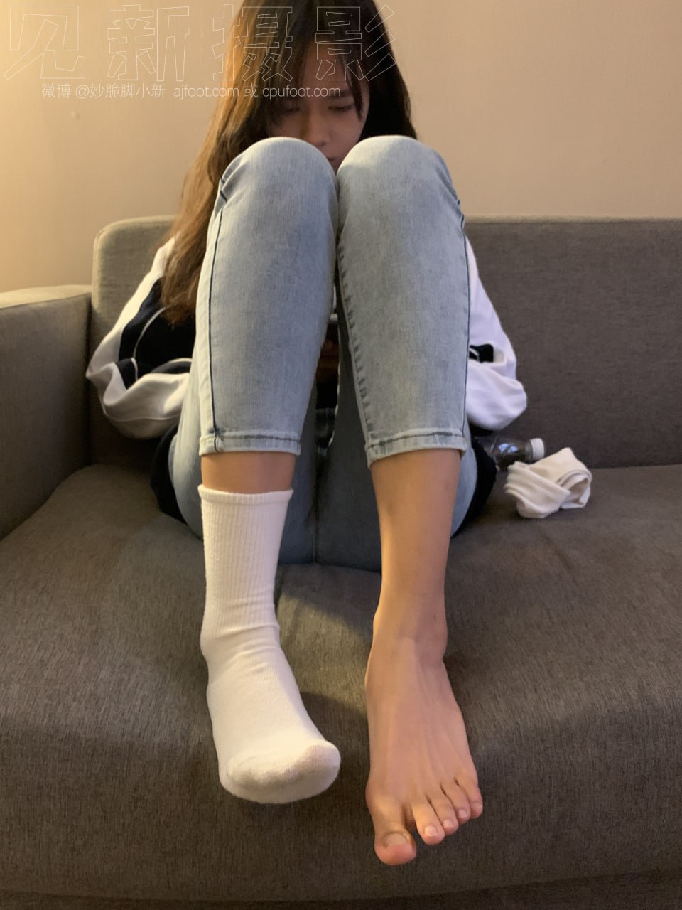 图片[7]-【见新摄影】 模特都是高颜值嫩妹，脚丫粉嫩每期带拍摄花絮[58期]-尤妹社
