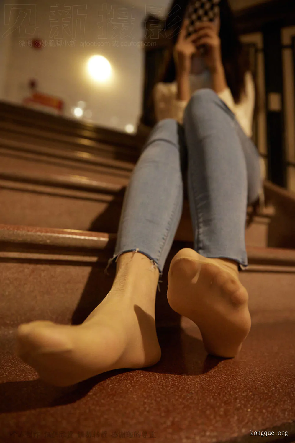 图片[5]-【见新摄影】 模特都是高颜值嫩妹，脚丫粉嫩每期带拍摄花絮[58期]-尤妹社