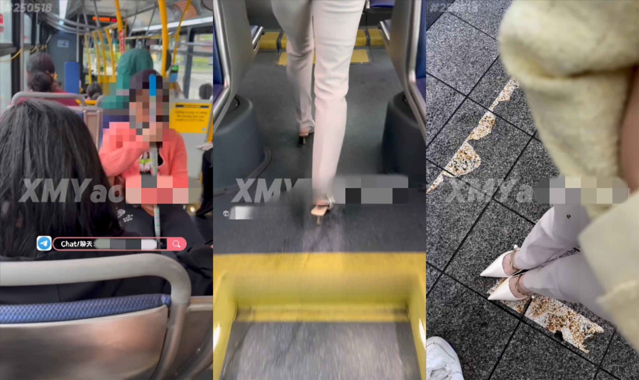 图片[2]-顶级御姐汐梦瑶在坐满人的公交车上用脚和鞋子帮打-尤妹社