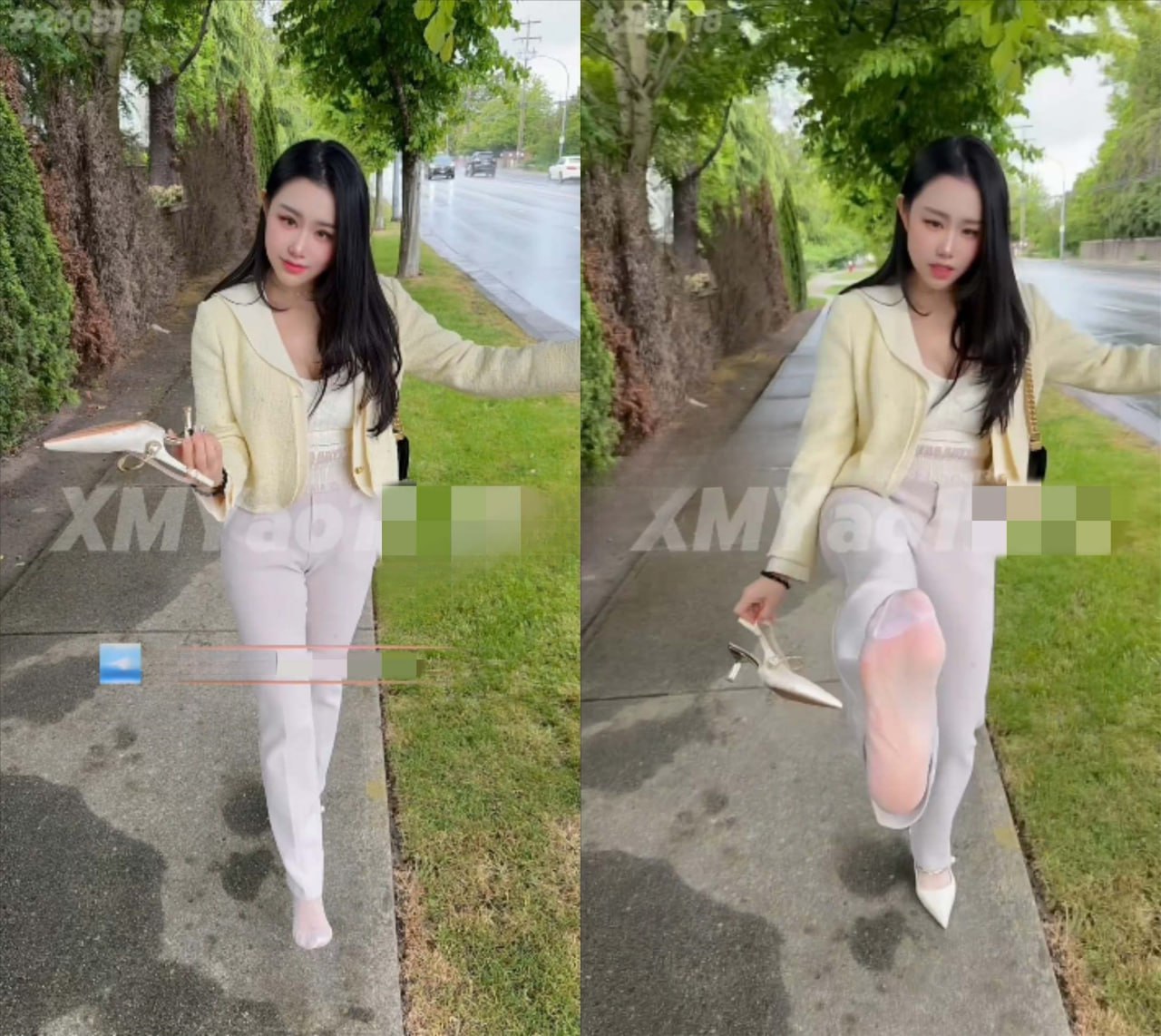 图片[4]-顶级御姐汐梦瑶在坐满人的公交车上用脚和鞋子帮打-尤妹社