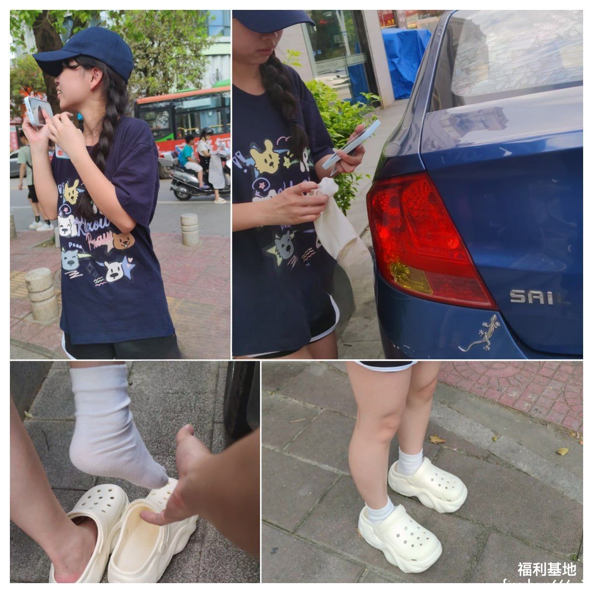 图片[11]-推特透明人当街骗小姐姐少妇脱丝袜棉袜47V5.69G-尤妹社