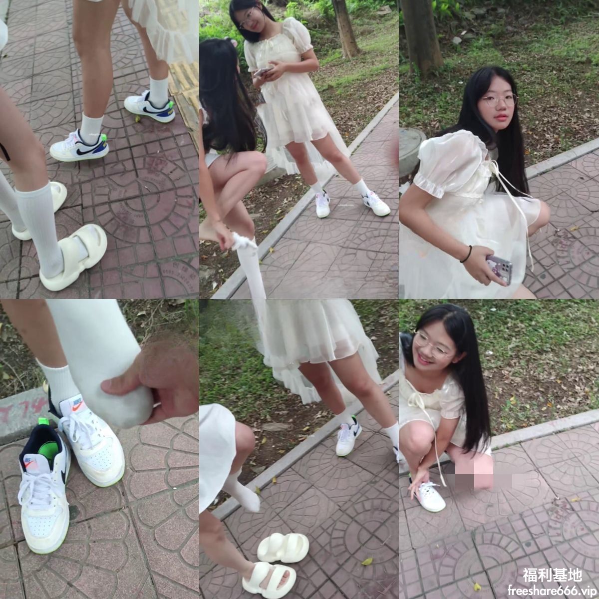 推特透明人当街骗小姐姐少妇脱丝袜棉袜47V5.69G-尤妹社