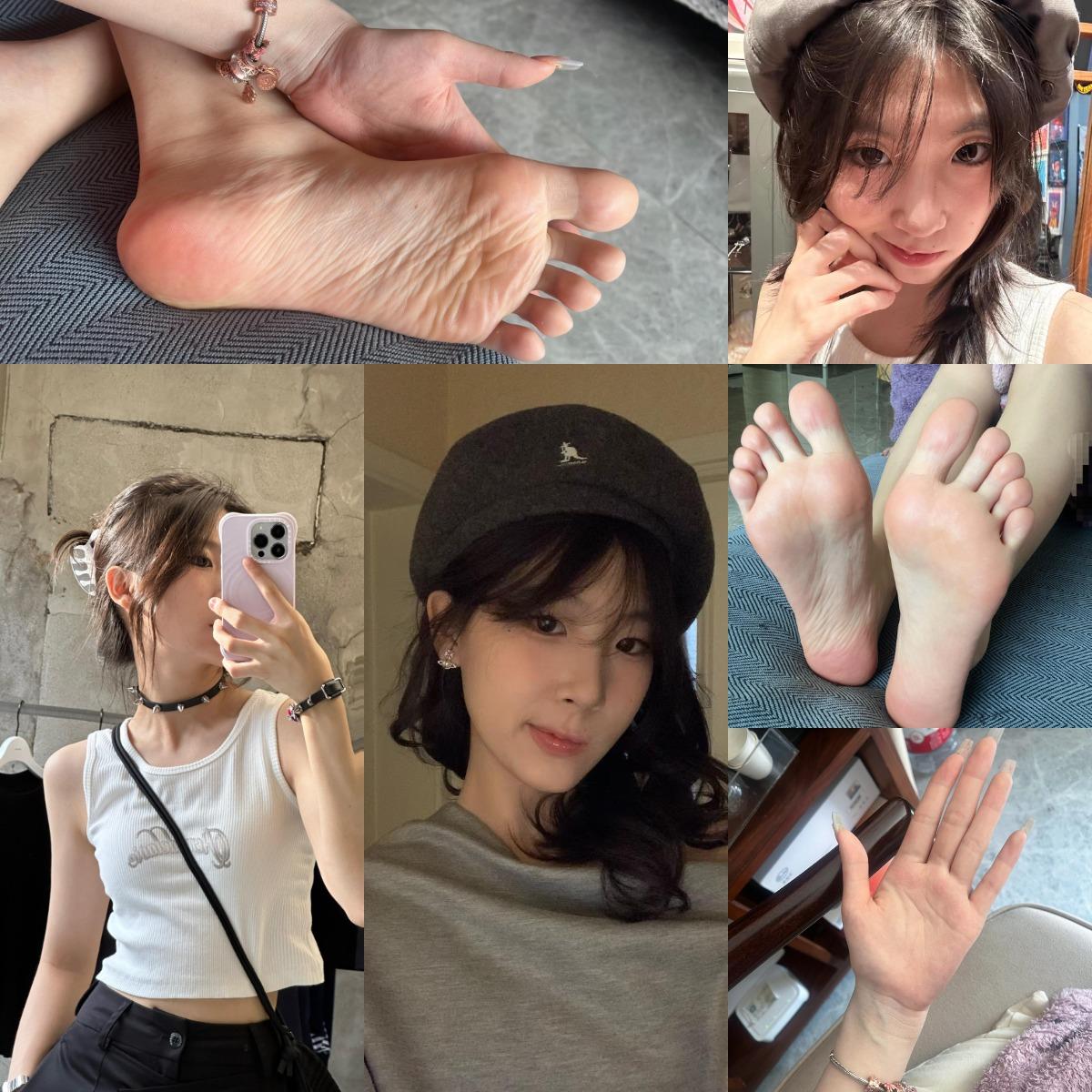 图片[3]-套路手脚超漂亮的高颜值女大自拍美脚[31P8V]-尤妹社