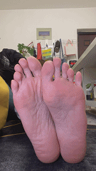 高价定制高颜值素人粉红足底脚趾开花搓脚展示[3V]-尤妹社